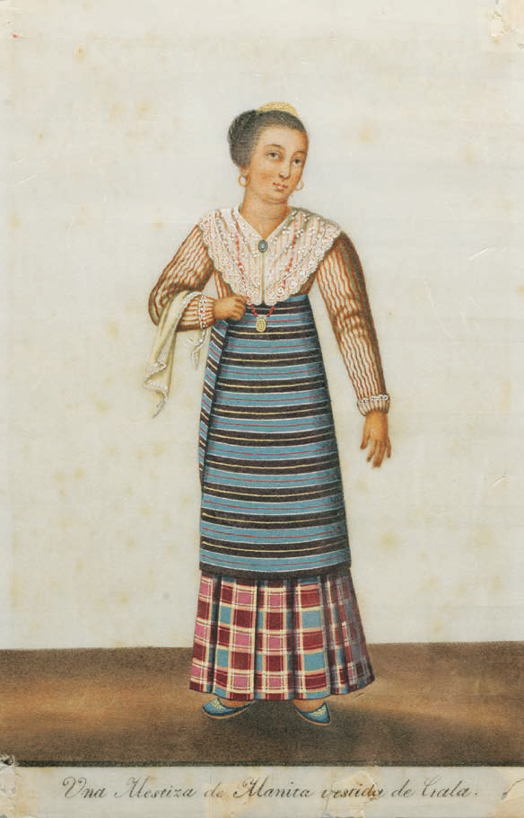 traditional filipino clothing drawing